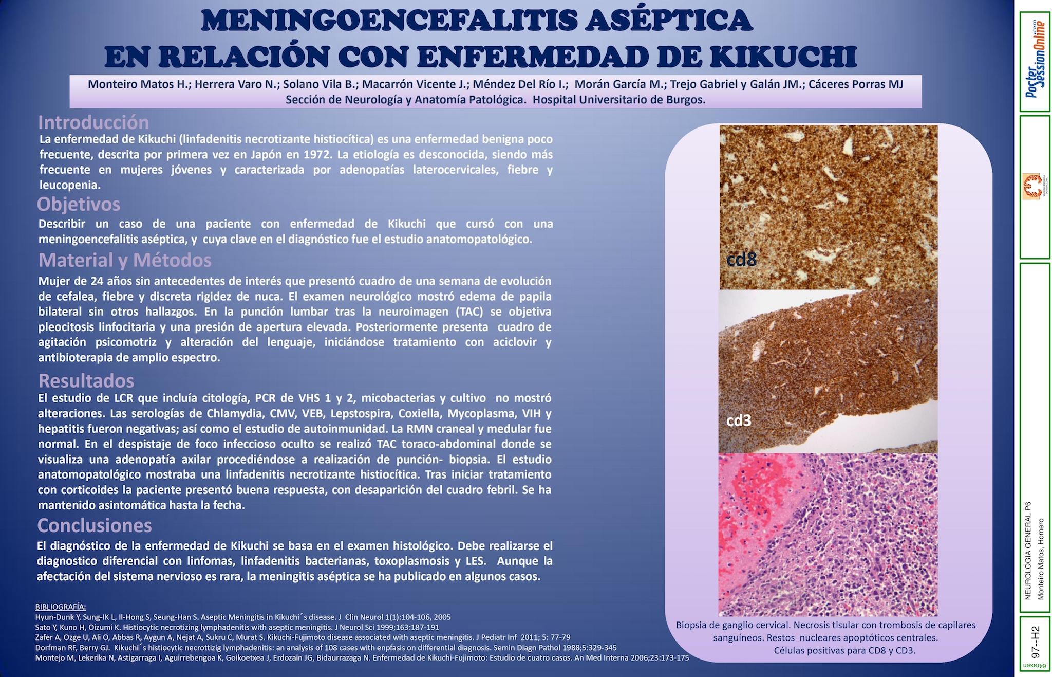 MENINGOENCEFALITIS ASÉPTICA EN RELACIÓN CON ENFERMEDAD DE KIKUCHI