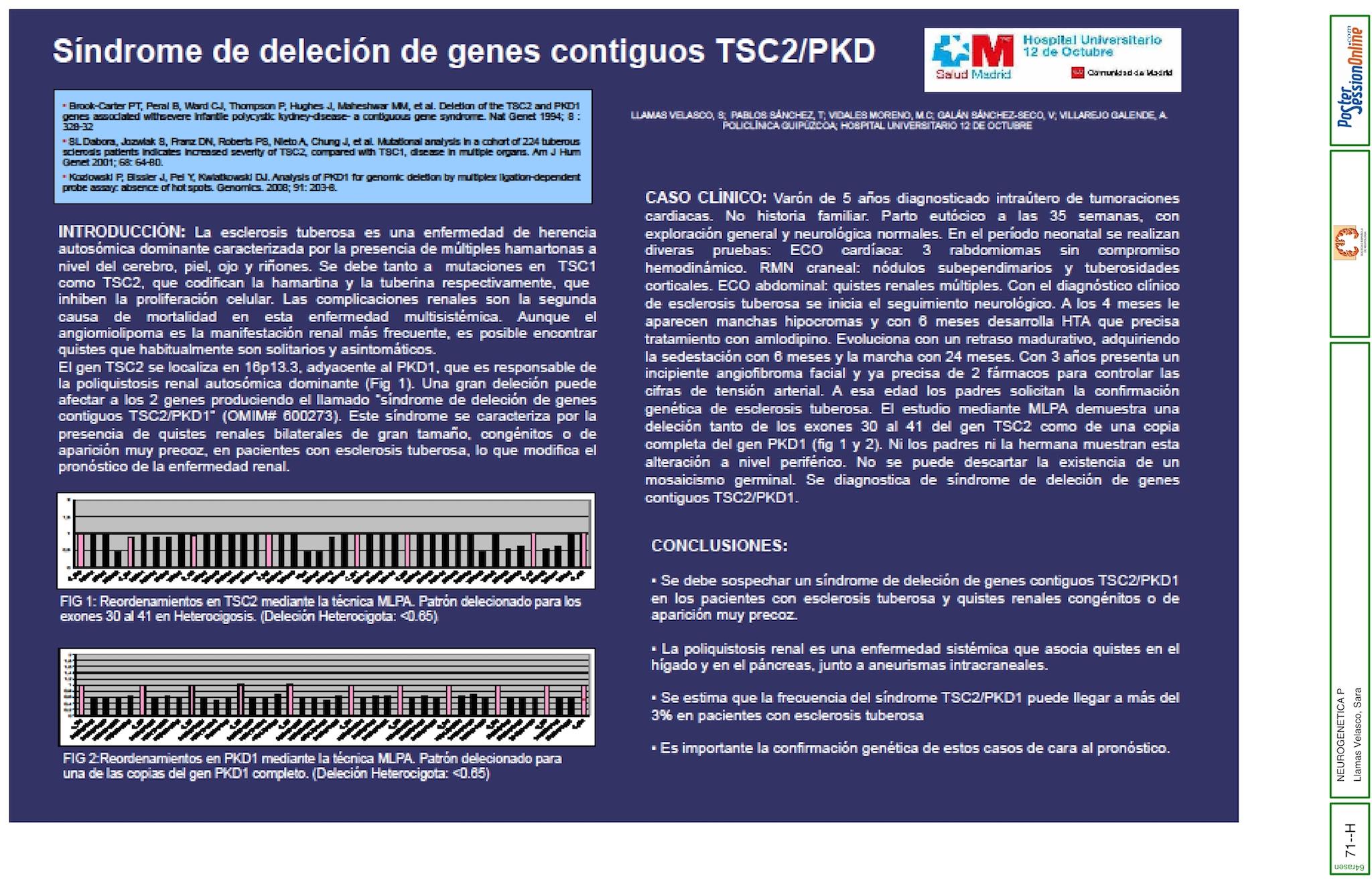 SÍNDROME DE DELECIÓN DE GENES CONTIGUOS TSC2/PKD1
