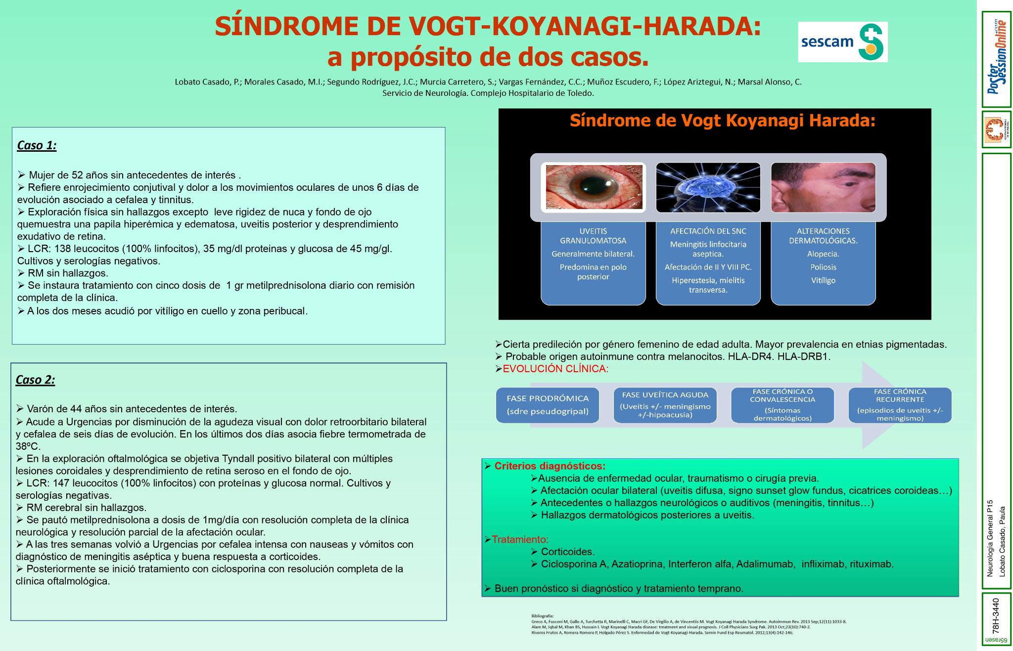 Síndrome de Vogt-Koyanagi-Harada: a propósito de dos casos