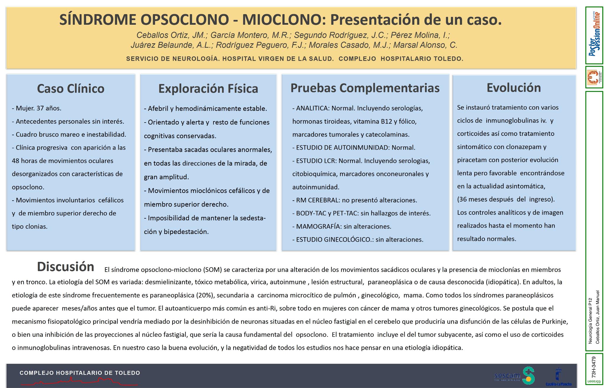 Sindrome Opsoclono-Mioclono (SOM) idiopático