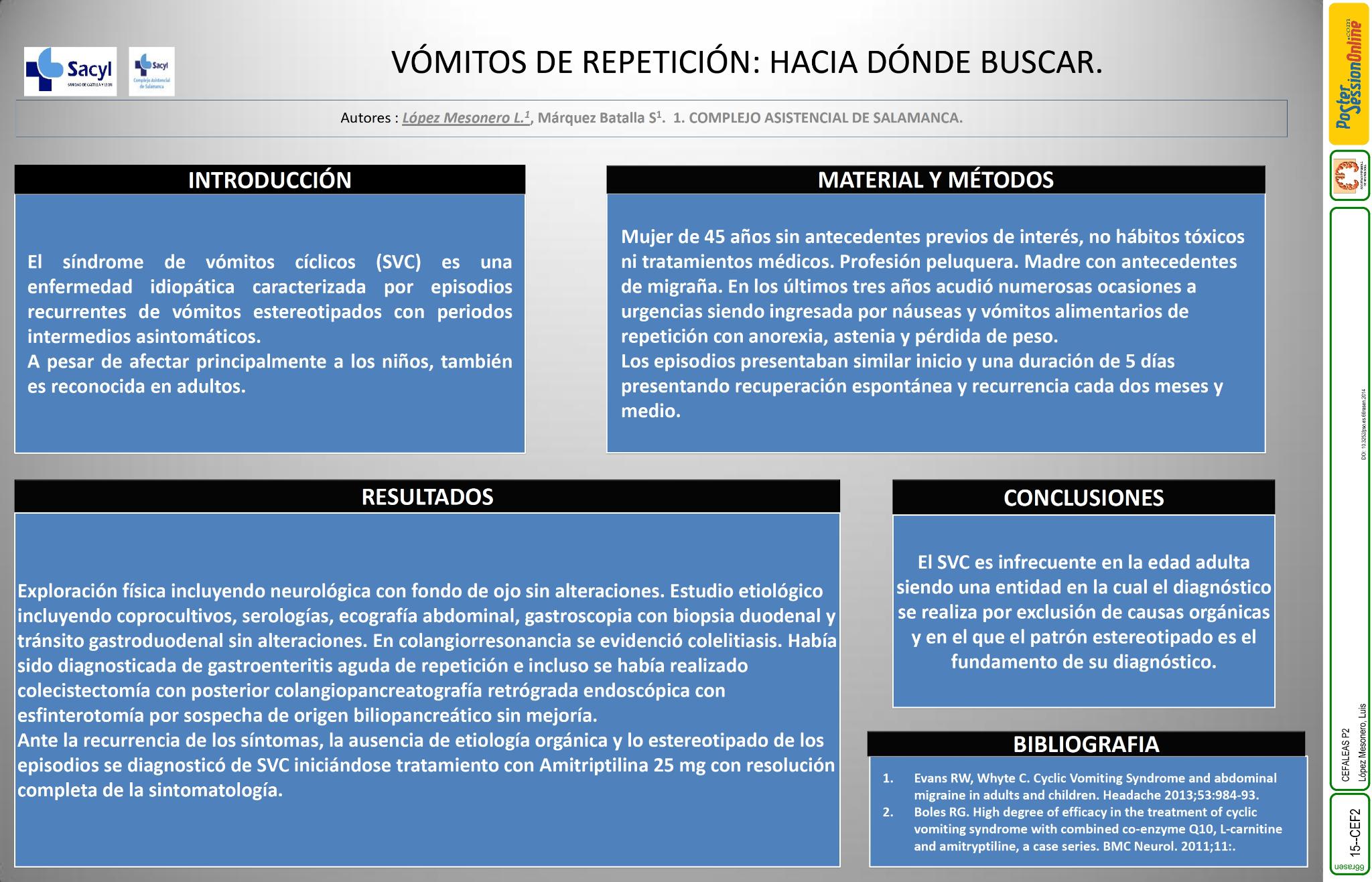 Vómitos de repetición: hacia dónde buscar
