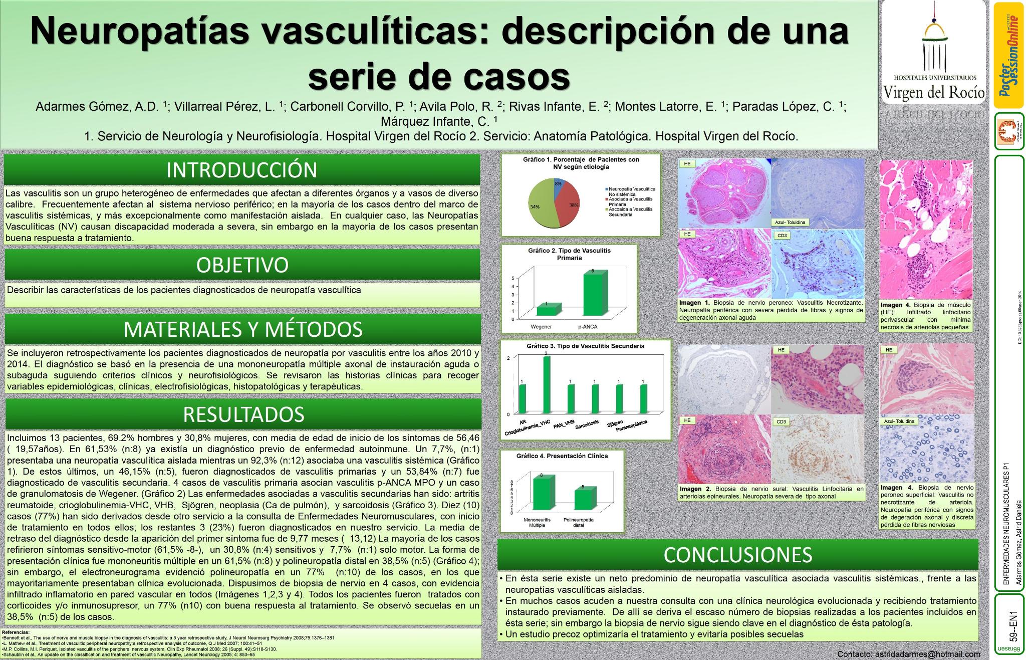 Neuropatías vasculíticas: Descripción de una serie de casos