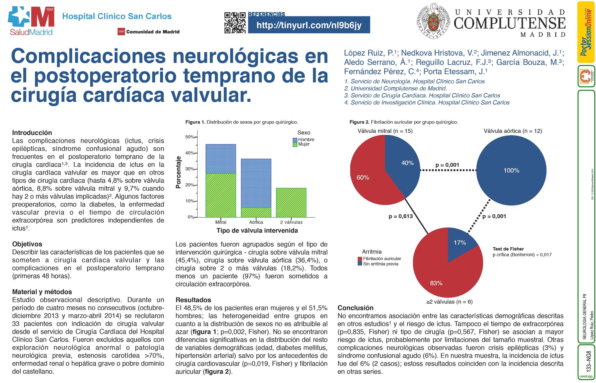 Complicaciones neurológicas en el postoperatorio temprano de la cirugía cardíaca de recambio valvular