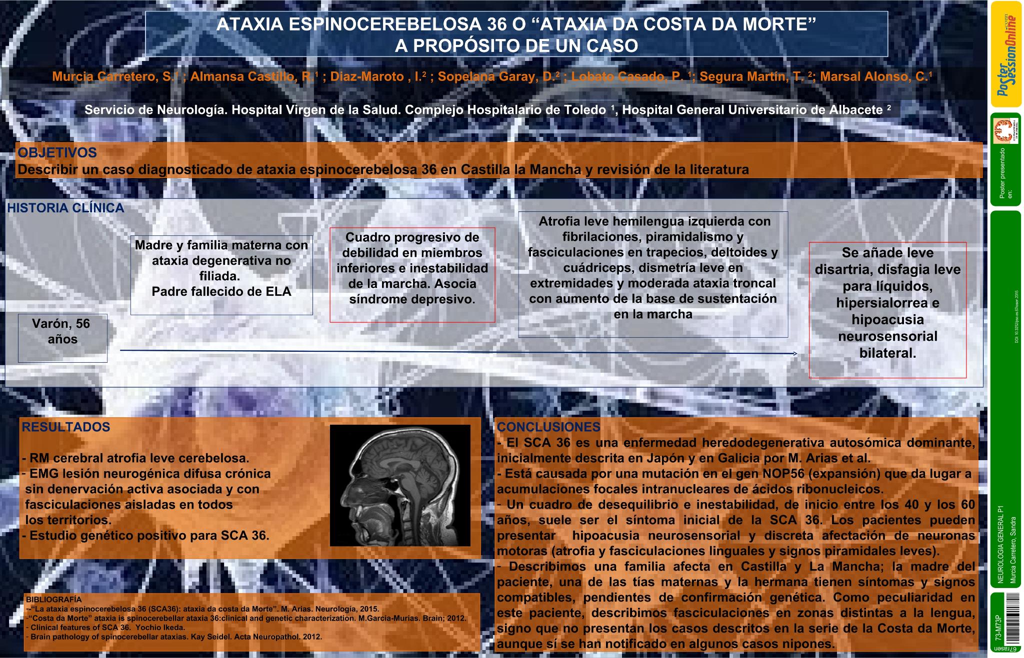 Ataxia espinocerebelosa 36 o “Ataxia da Costa da Morte”. A propósito de un caso