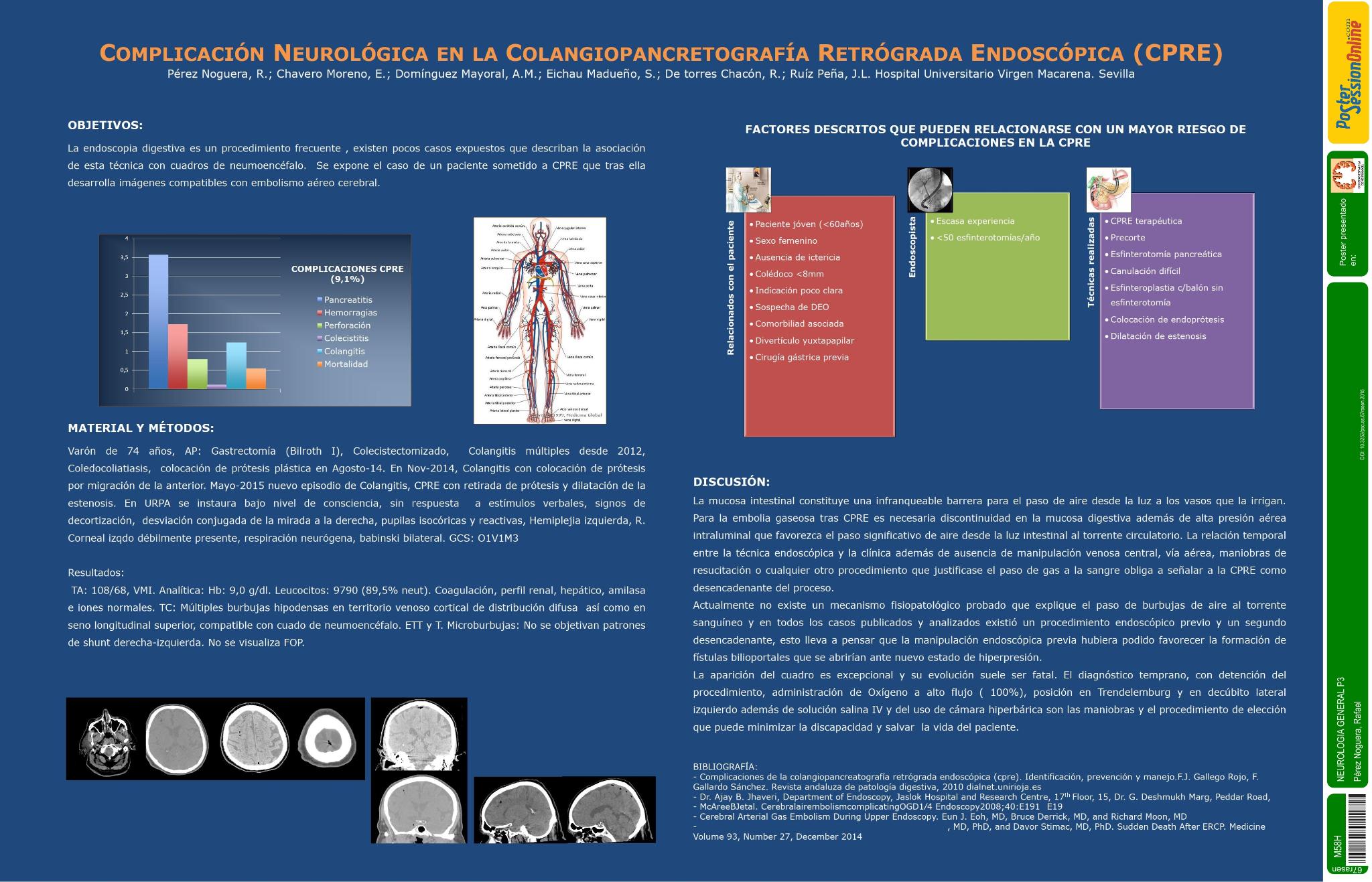 Complicación Neurológica en la Colangiopancreatografía retrógrada endoscópica (CPRE)