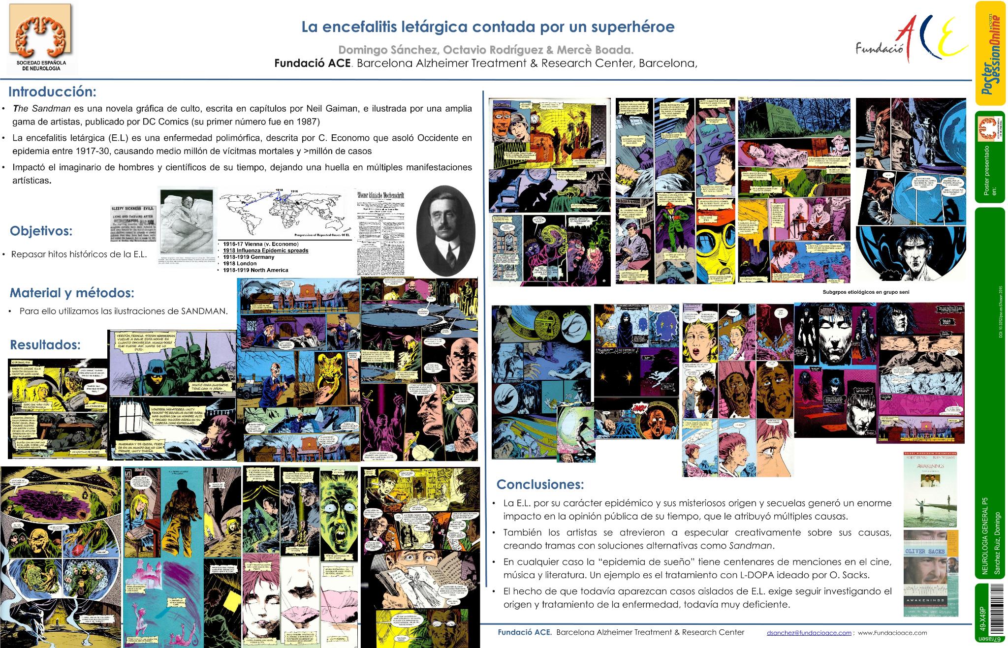 La encefalitis letárgica contada por un superhéroe