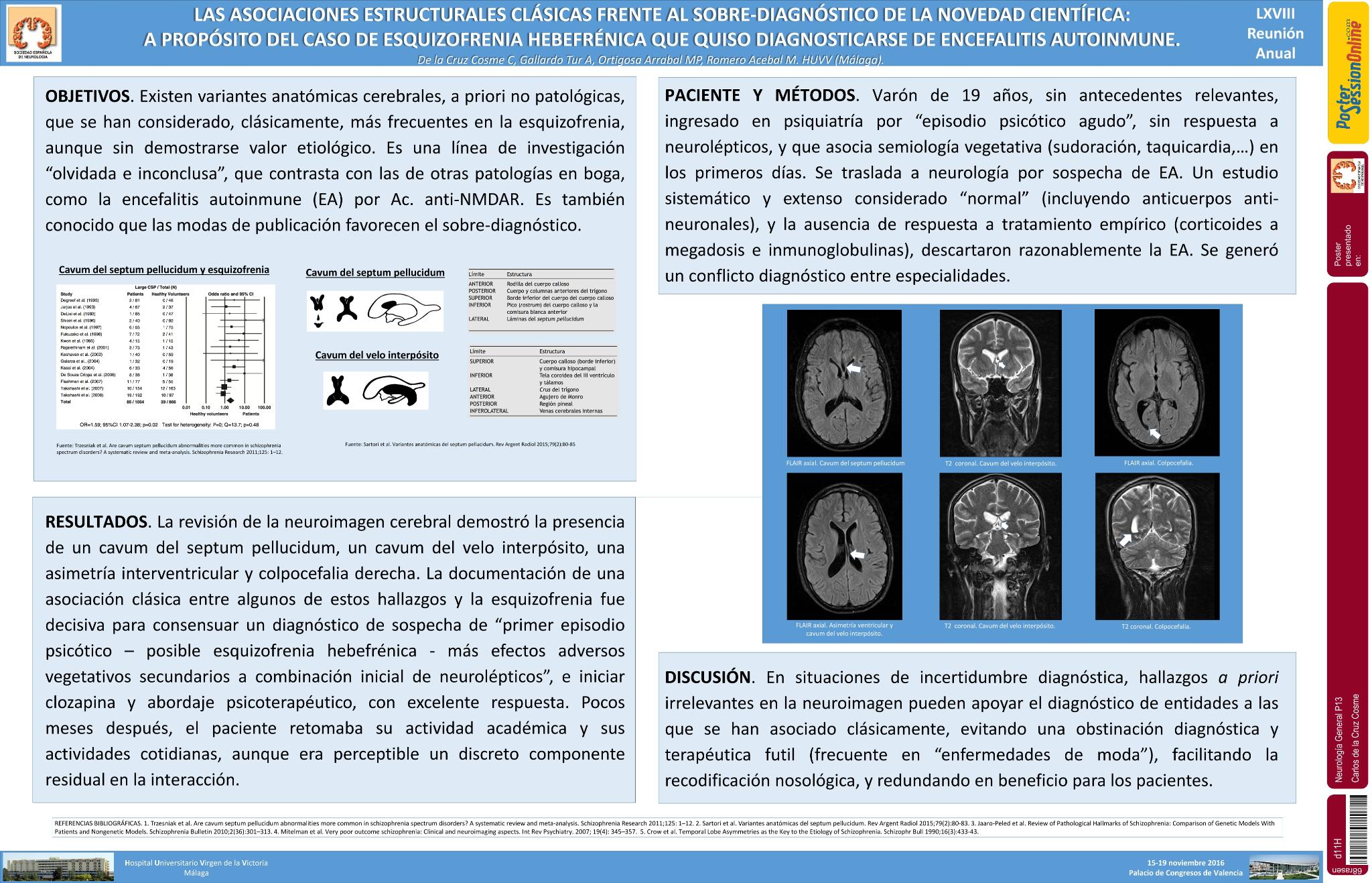 Las asociaciones estructurales clásicas frente al sobrediagnóstico de la novedad científica: a propósito del caso de esquizofrenia hebefrénica que quiso diagnosticarse de encefalitis autoinmune