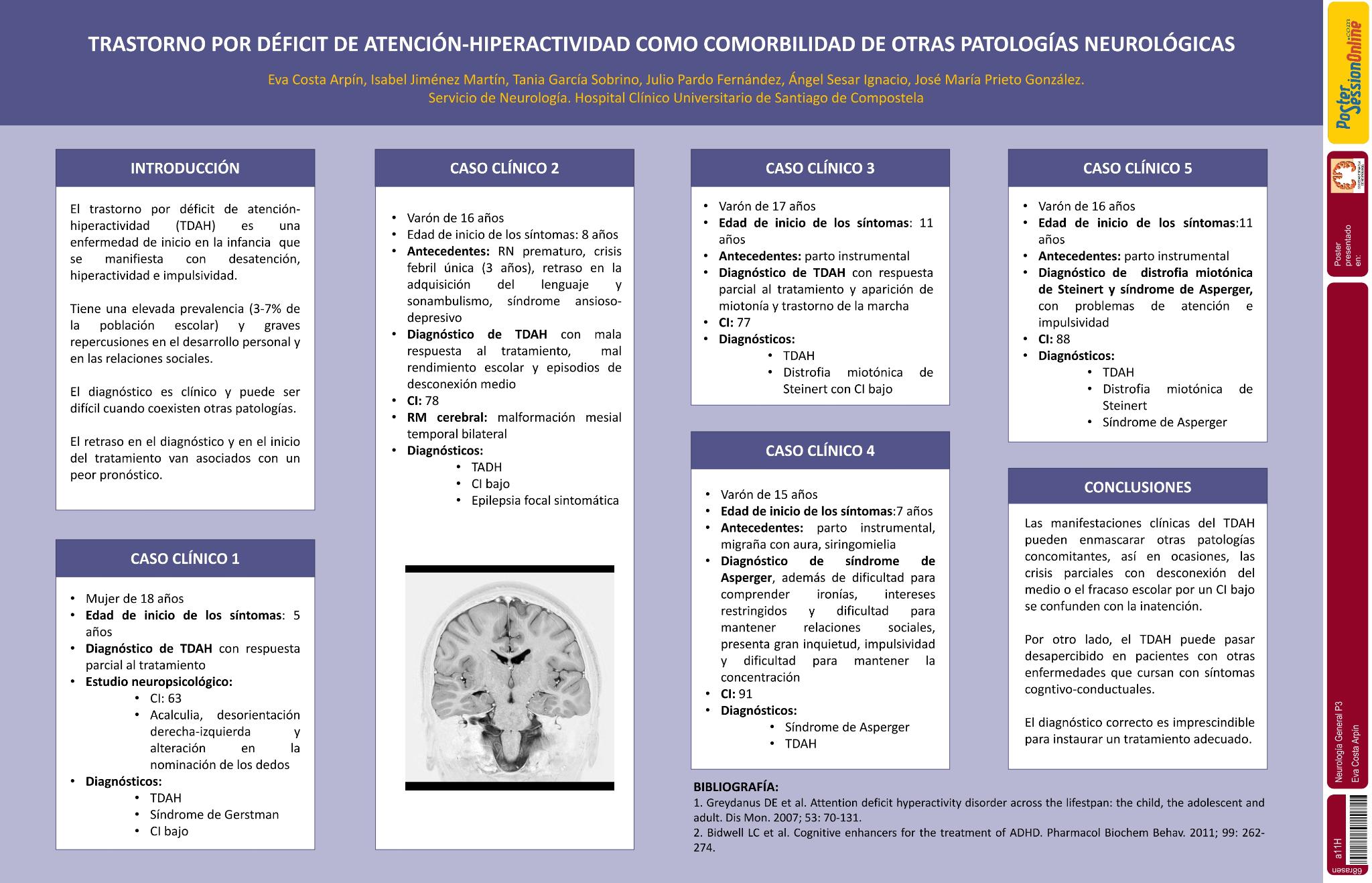 Trastorno por déficit de atención-hiperactividad como comorbilidad de otras patologías neurológicas