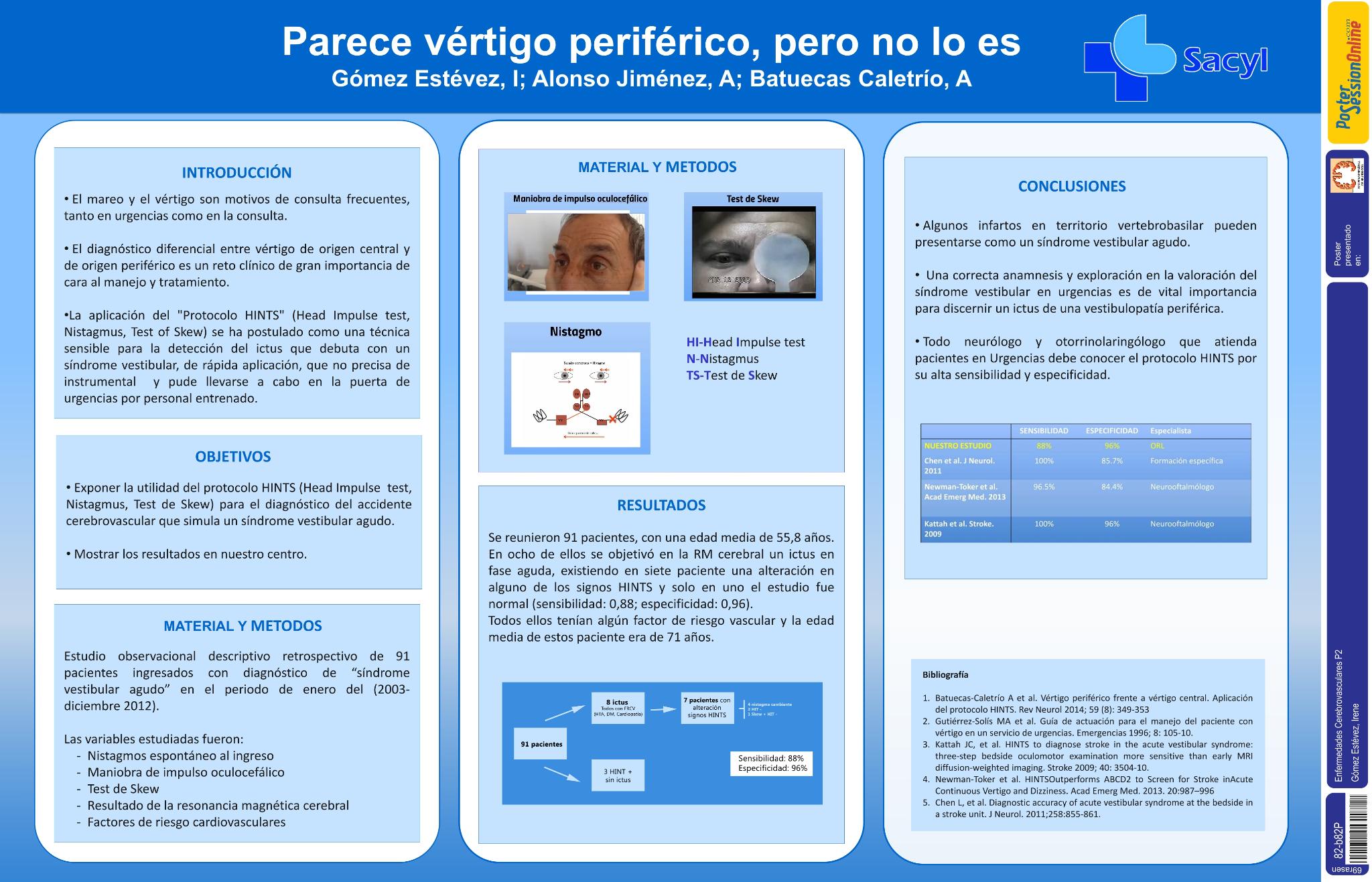 Parece vértigo periférico, pero no lo es