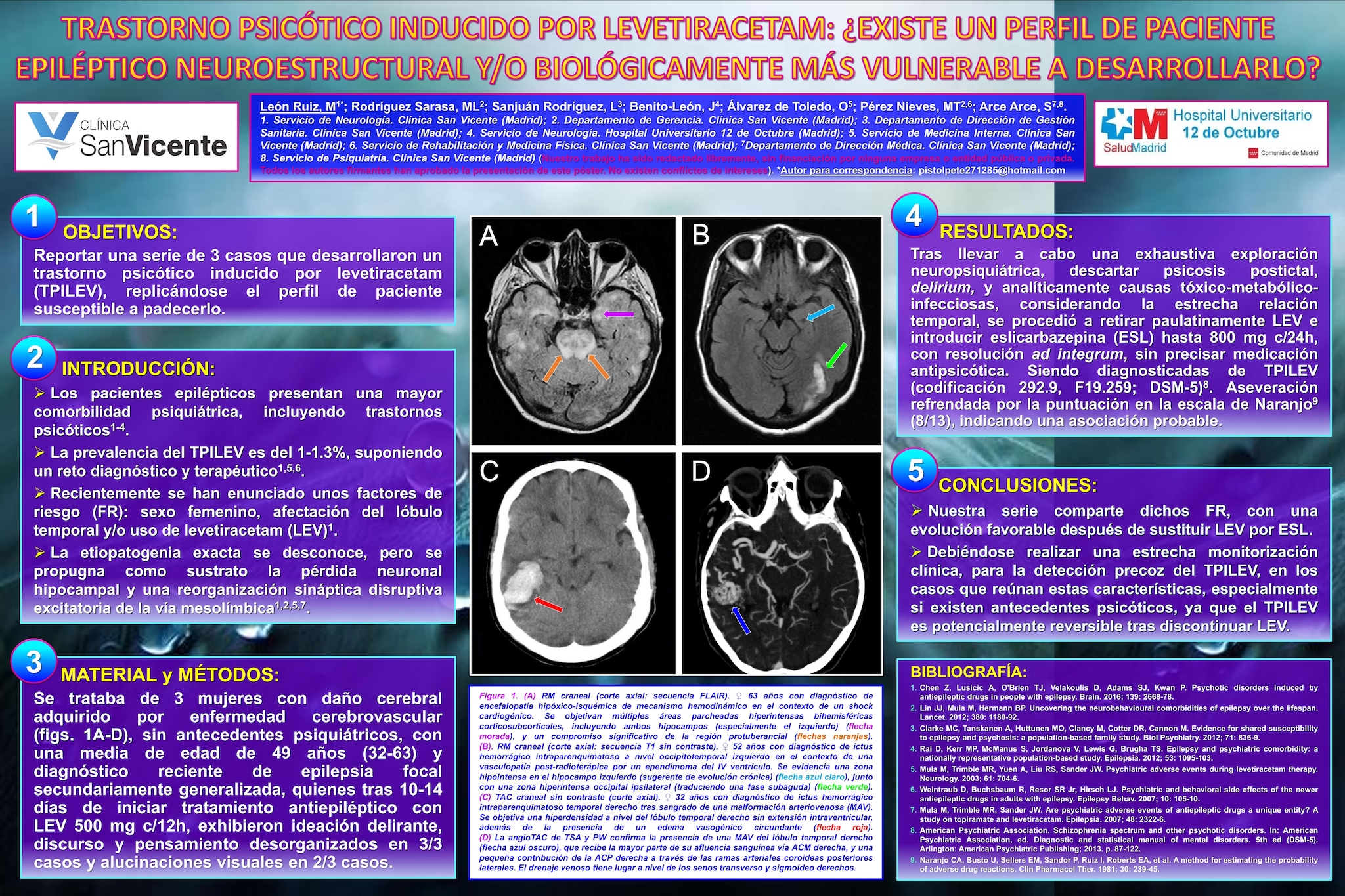 Trastorno psicótico inducido por levetiracetam ¿existe un perfil de paciente epiléptico neuroestructural y/o biológicamente más vulnerable a desarrollarlo?
