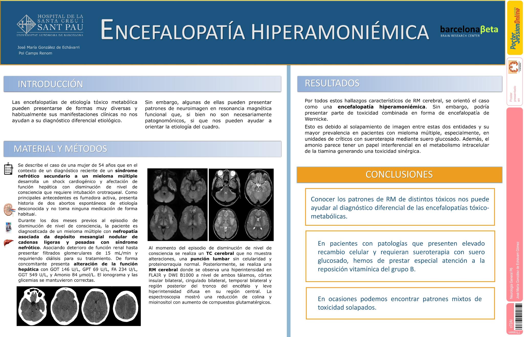 Encefalopatía tóxica mixta