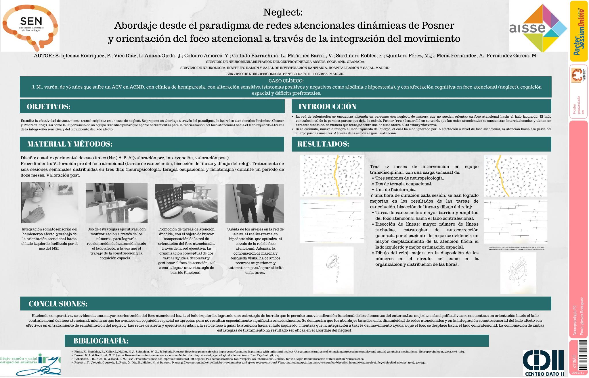 Neglect: abordaje desde el paradigma de redes atencionales dinámicas y orientación del foco atencional a través de la integración del movimiento