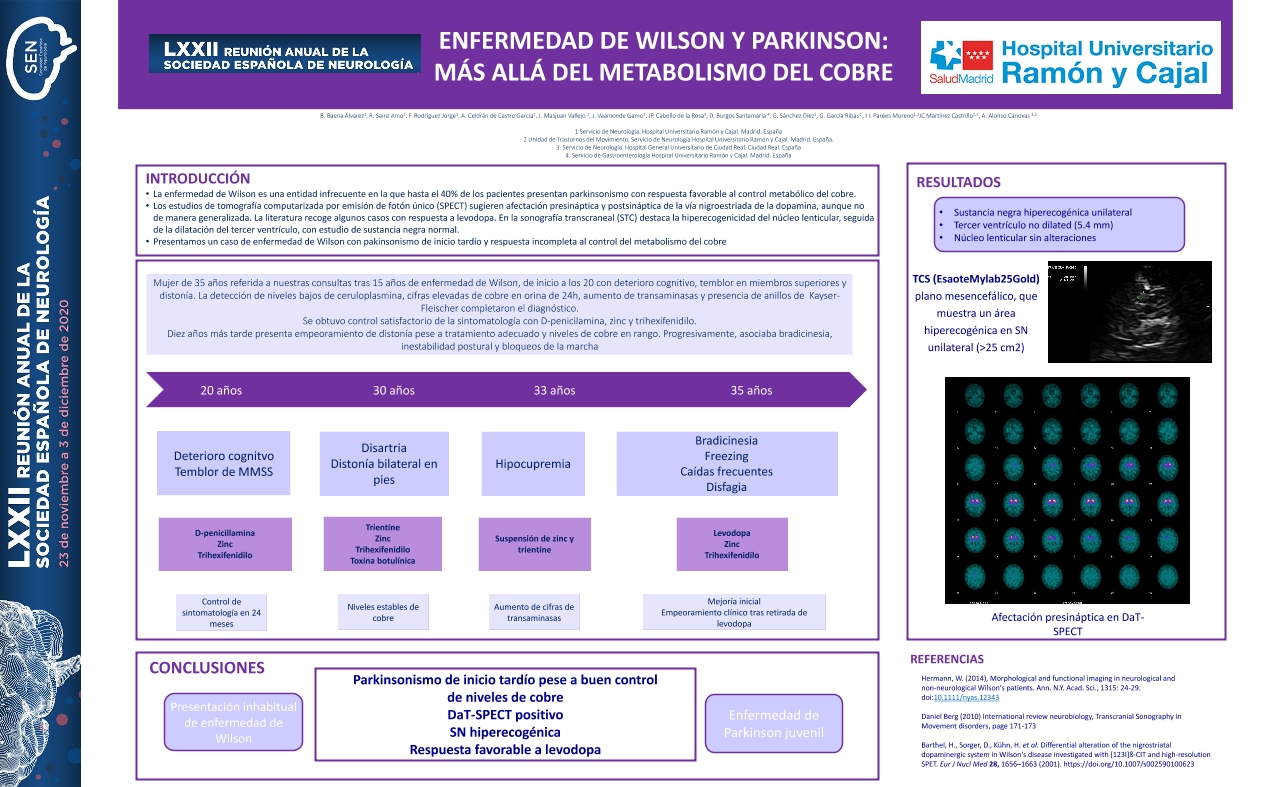 ENFERMEDAD DE WILSON Y PARKINSON: MÁS ALLÁ DEL METABOLISMO DEL COBRE