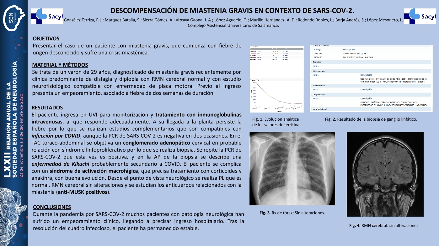 Descompensación de Miastenia Gravis en contexto de SARS-CoV-2.