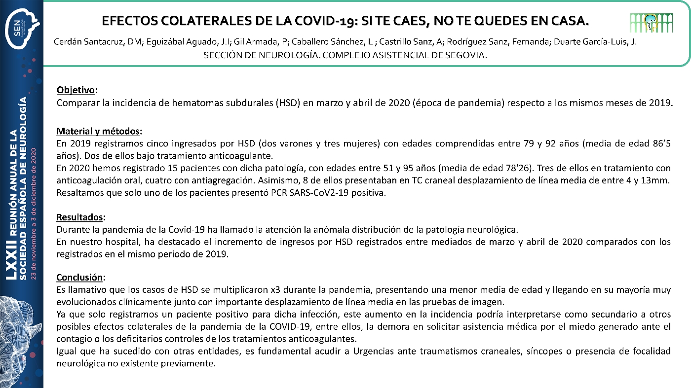 Efectos colaterales del Covid-19: Si te caes, no te quedes en casa