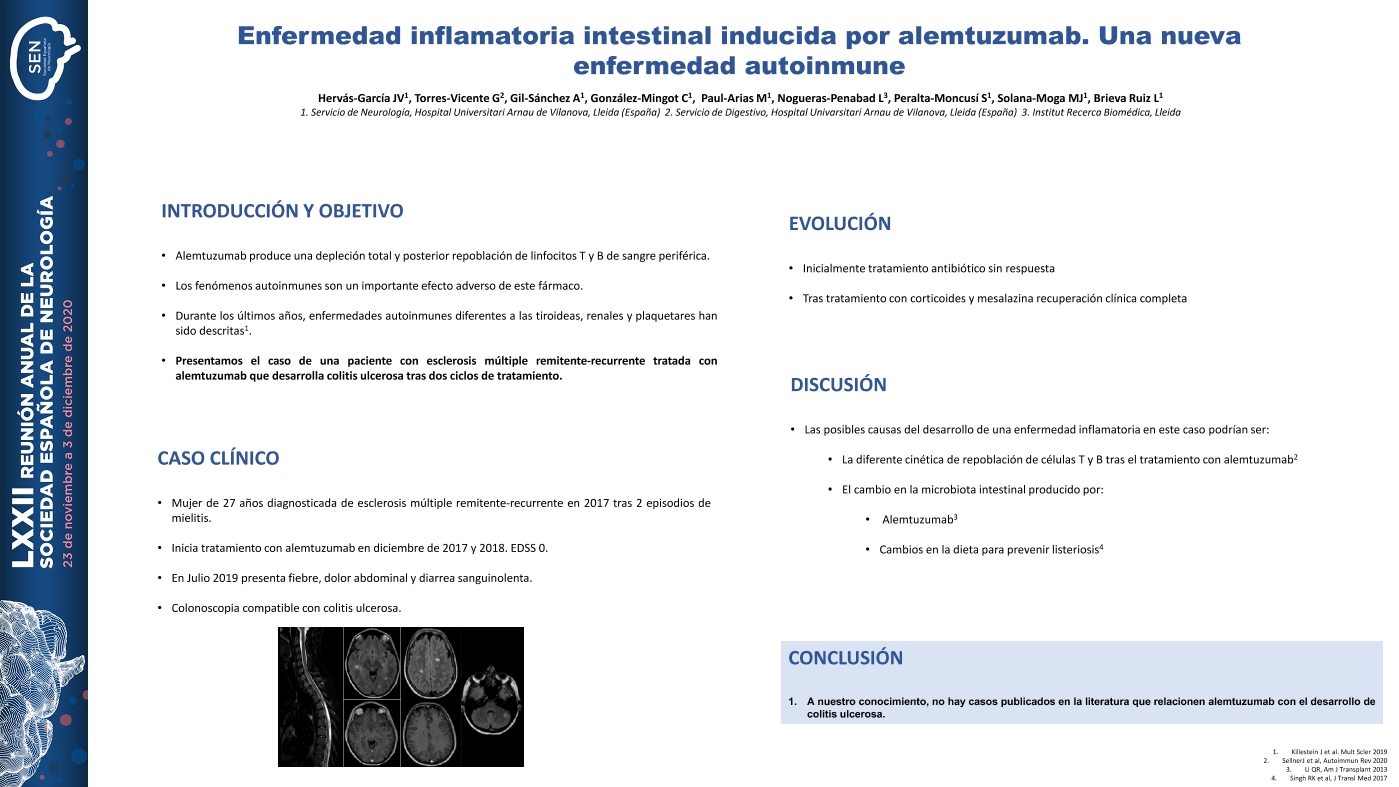 Enfermedad inflamatoria intestinal inducida por alemtuzumab. Una nueva enfermedad autoinmune