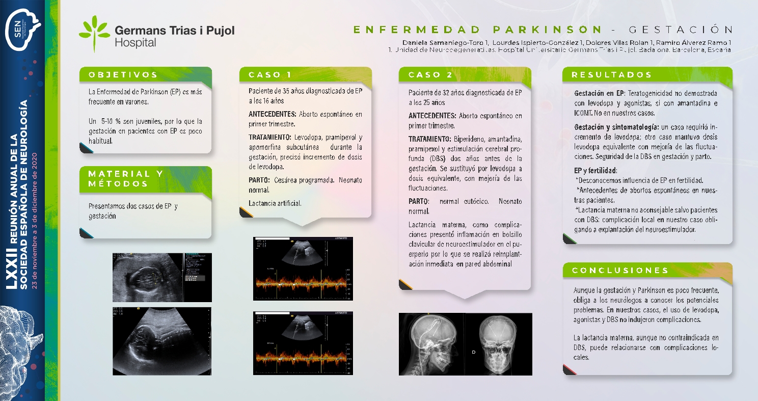 Enfermedad de Parkinson y gestación