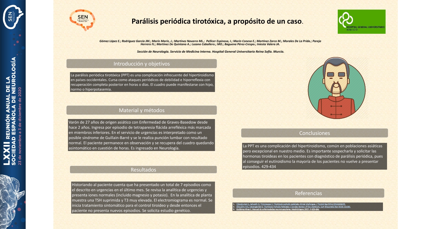 Parálisis periódica tirotóxica, a propósito de un caso.
