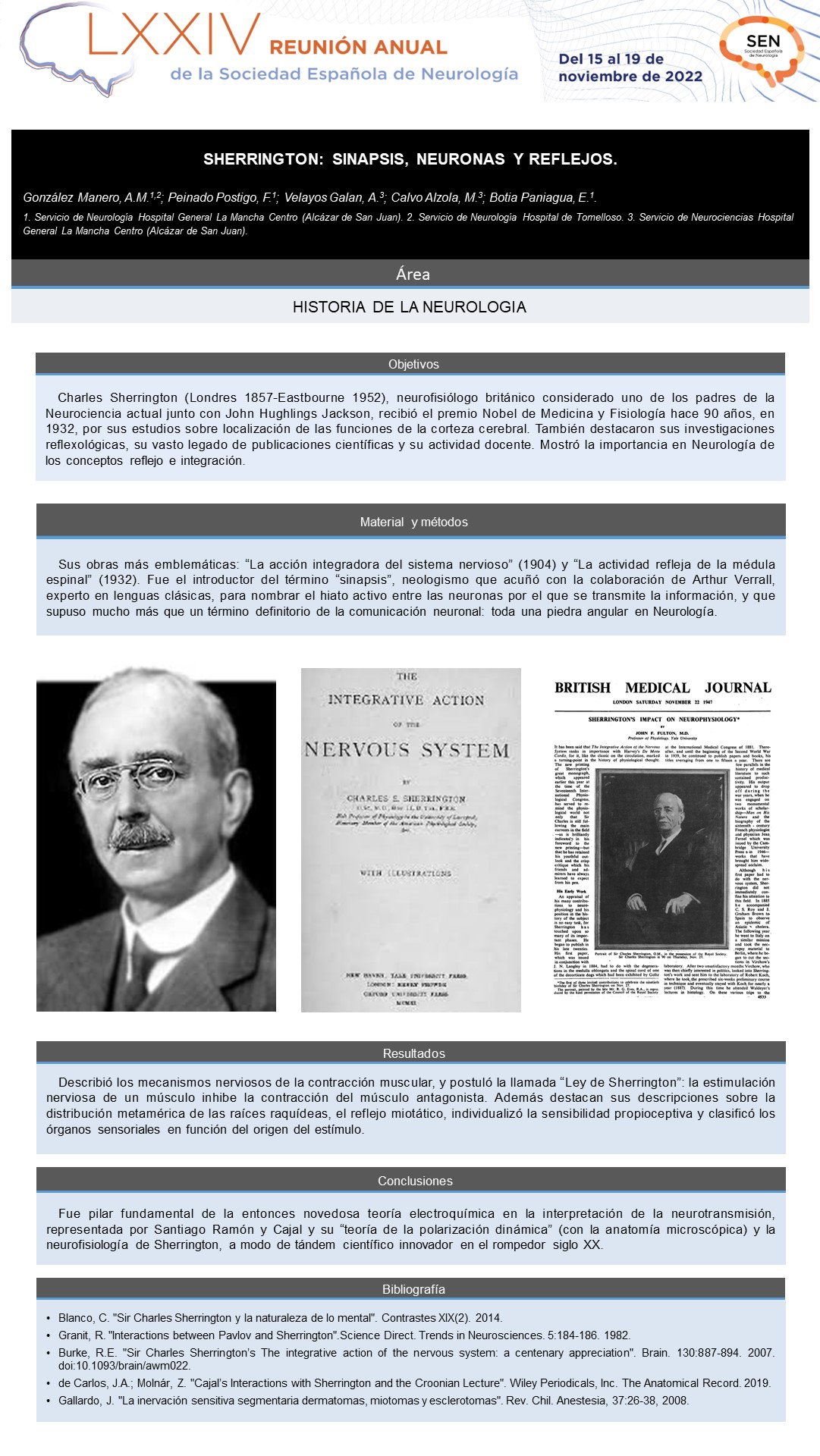 Sherrington: sinapsis, neuronas y reflejos
