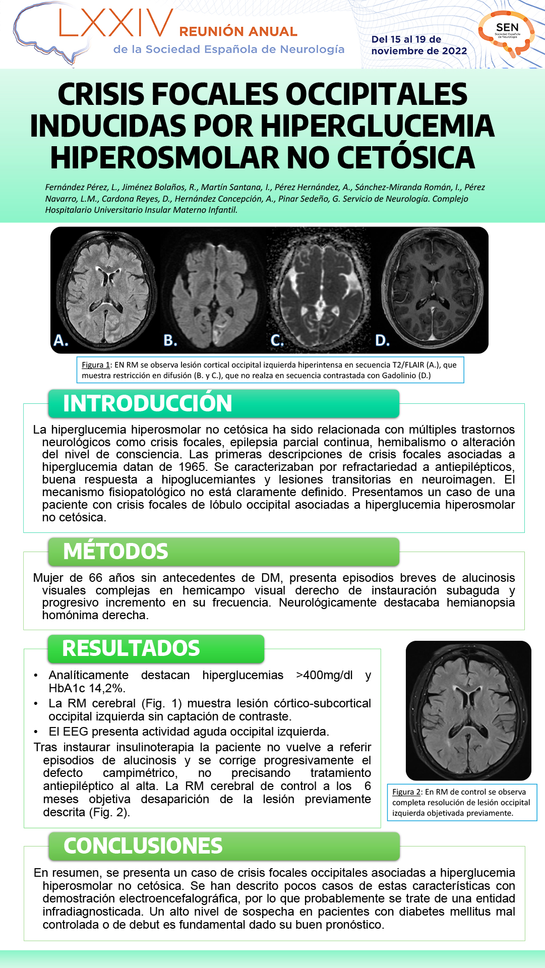 Crisis focales occipitales inducidas por hiperglucemia hiperosmolar no cetósica