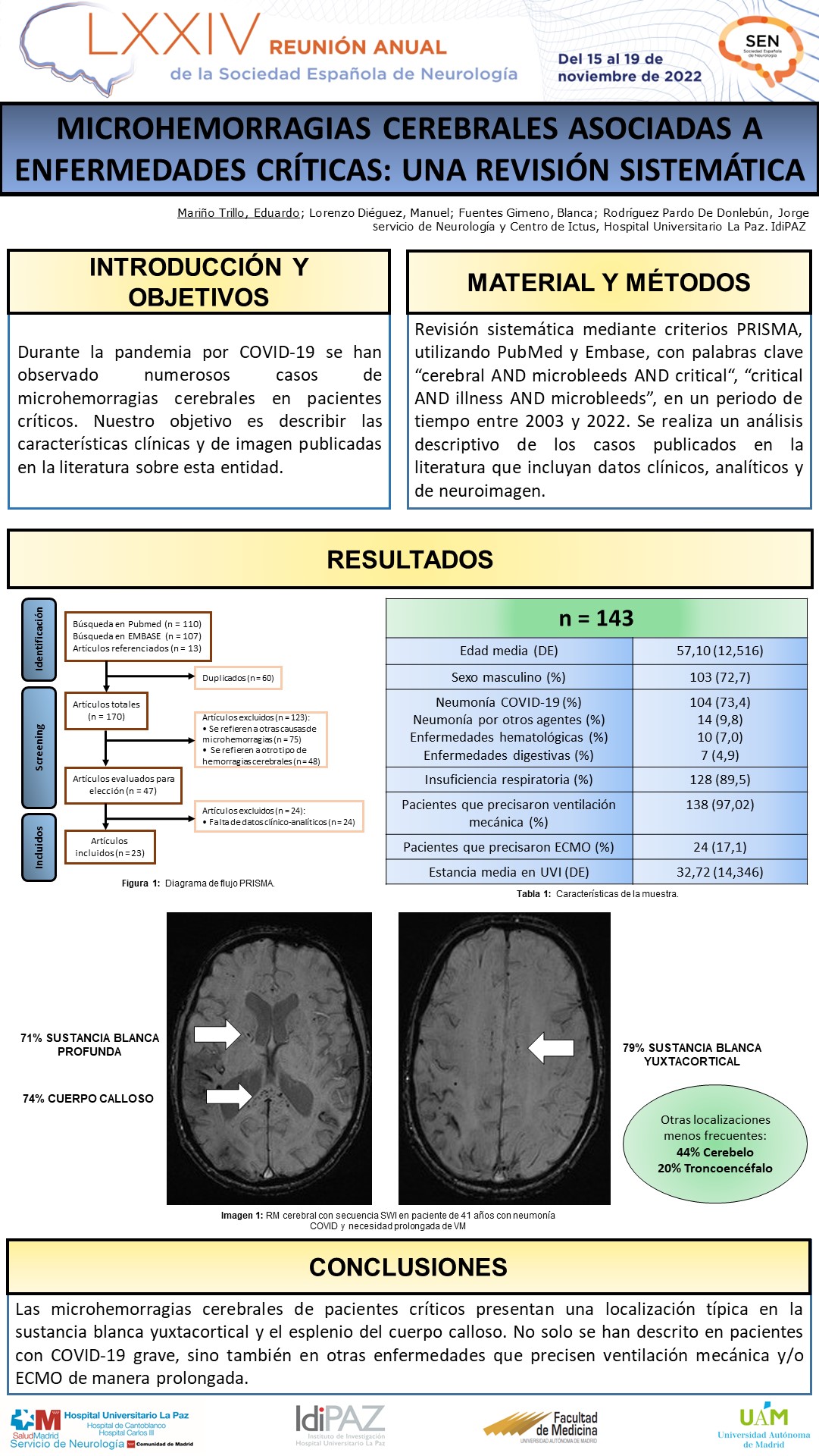 Microhemorragias cerebrales asociadas a enfermedades críticas: Una revisión sistemática