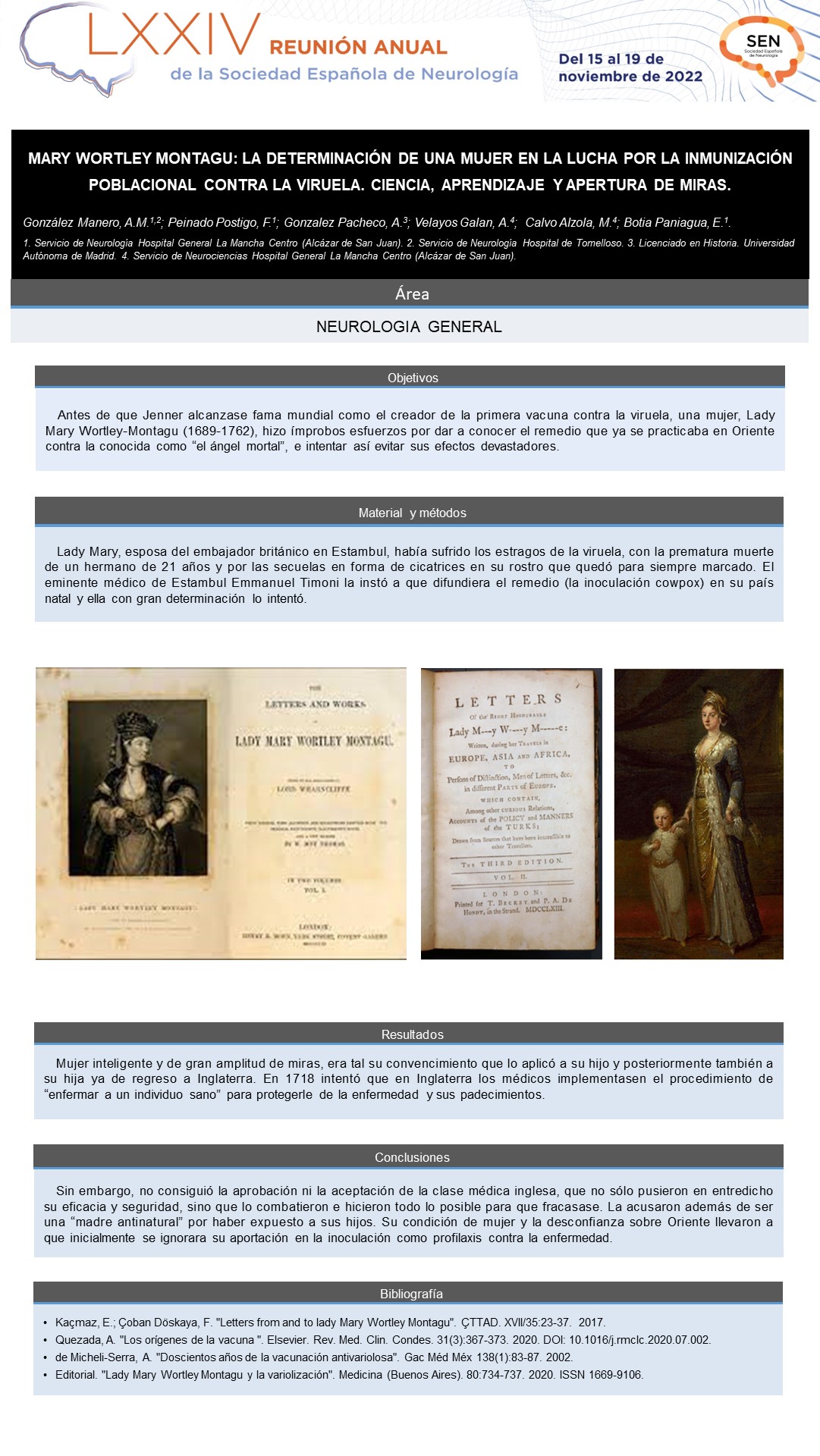 Mary Wortley Montagu: La determinación de una mujer en la lucha por la inmunización poblacional contra la viruela. Ciencia, aprendizaje y apertura de miras