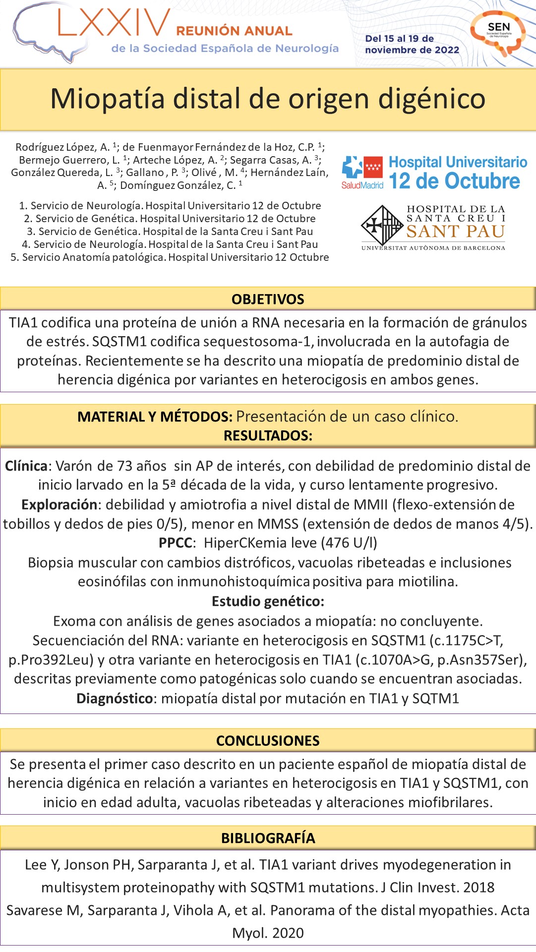 Miopatía distal de origen digénico