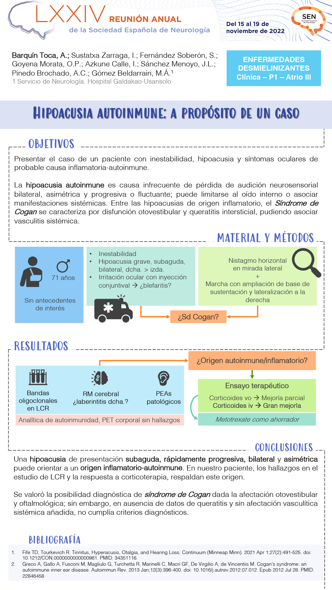 Hipoacusia autoinmune: a propósito de un caso