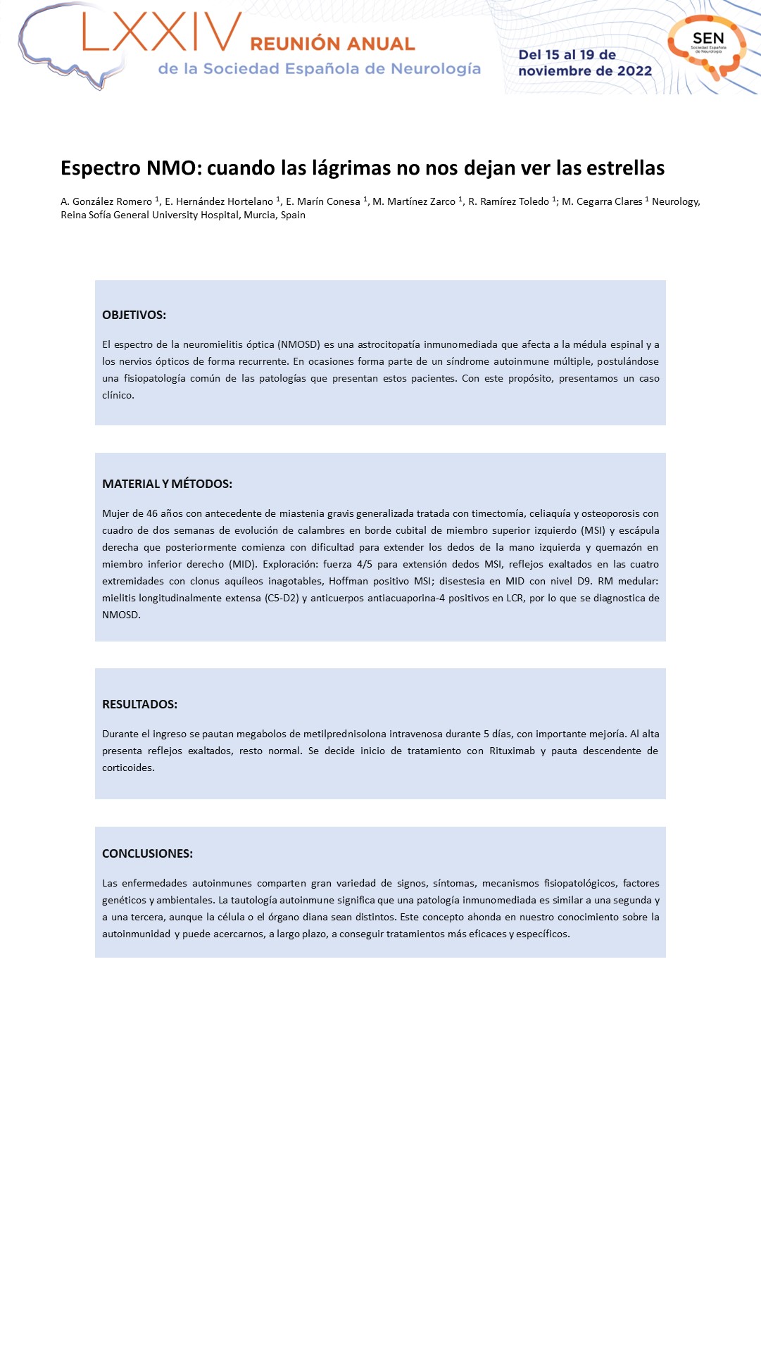 Espectro NMO: cuando las lágrimas no nos dejan ver las estrellas