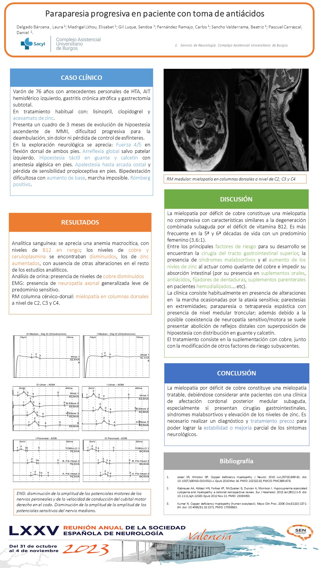 Paraparesia progresiva en paciente con toma de antiácidos