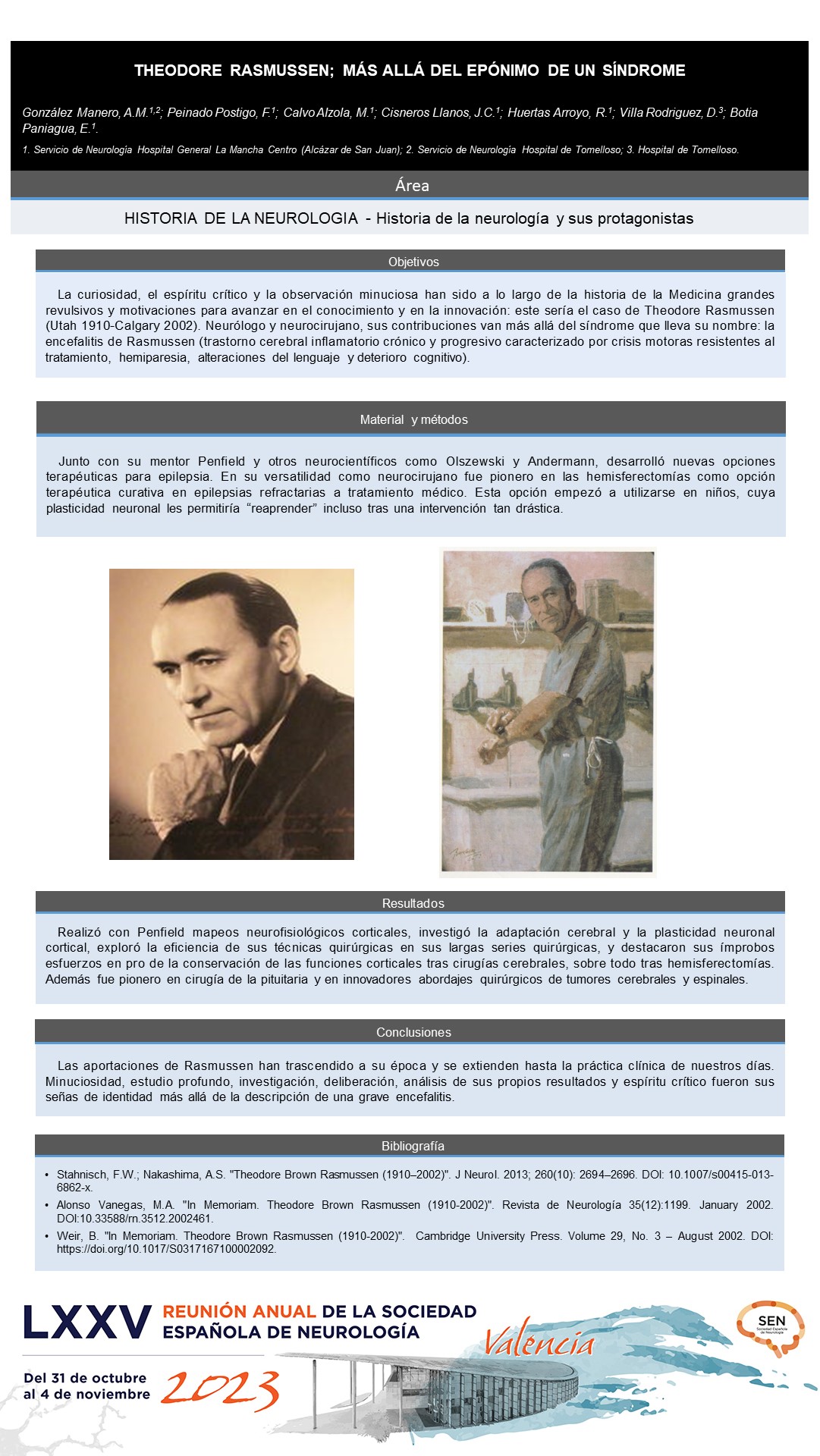 Theodore Rasmussen; más allá del epónimo de un síndrome