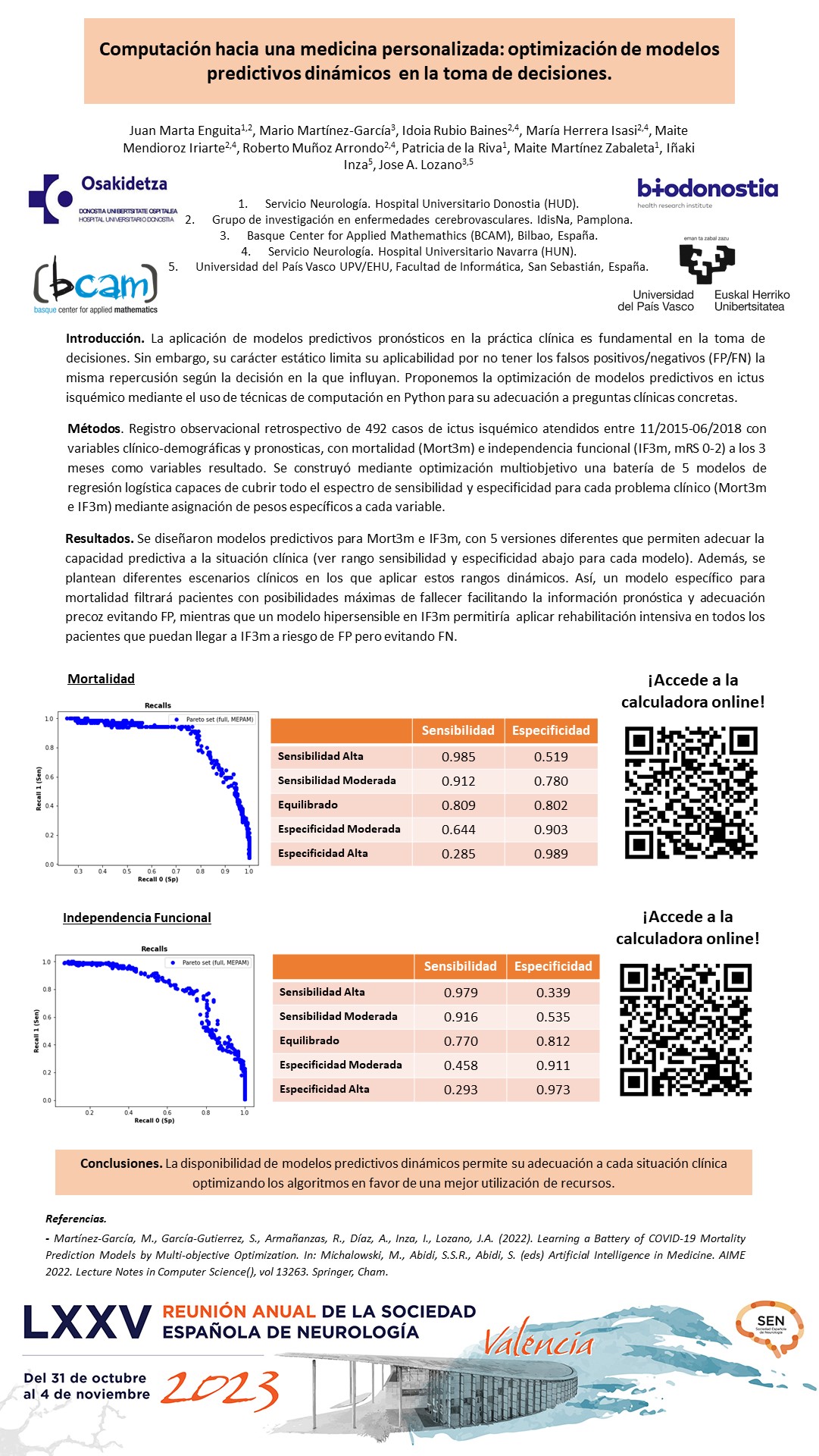 Computación hacia una medicina personalizada: optimización de modelos predictivos dinámicos en la toma de decisiones