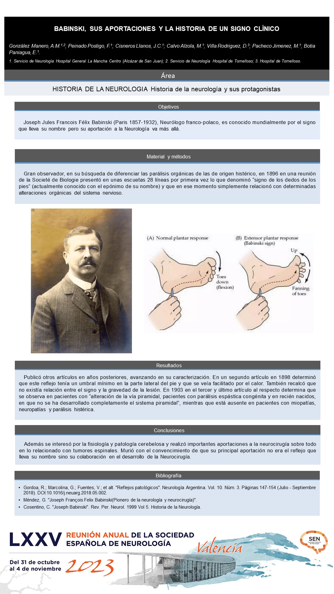 Babinski, sus aportaciones y la historia de un signo clínico. 