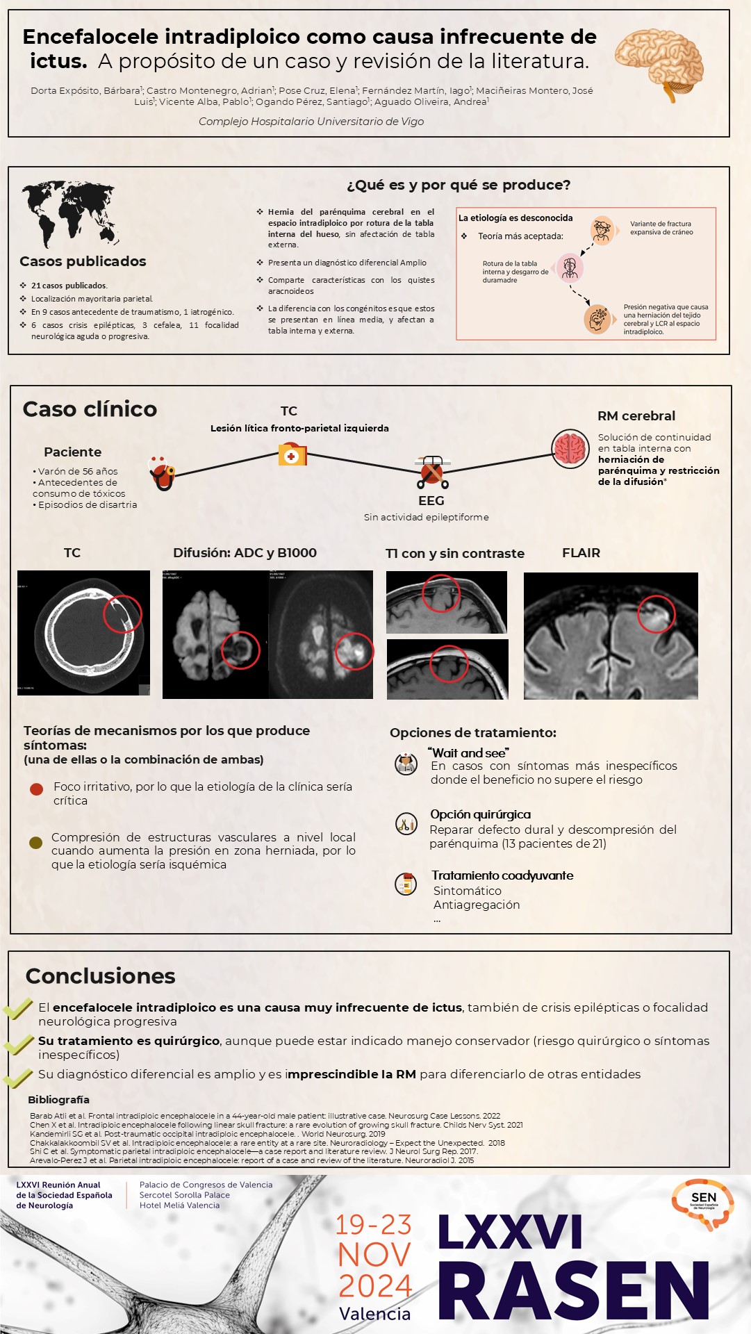 Encefalocele intradiploico como causa infrecuente de ictus. A propósito de un caso y revisión de la literatura