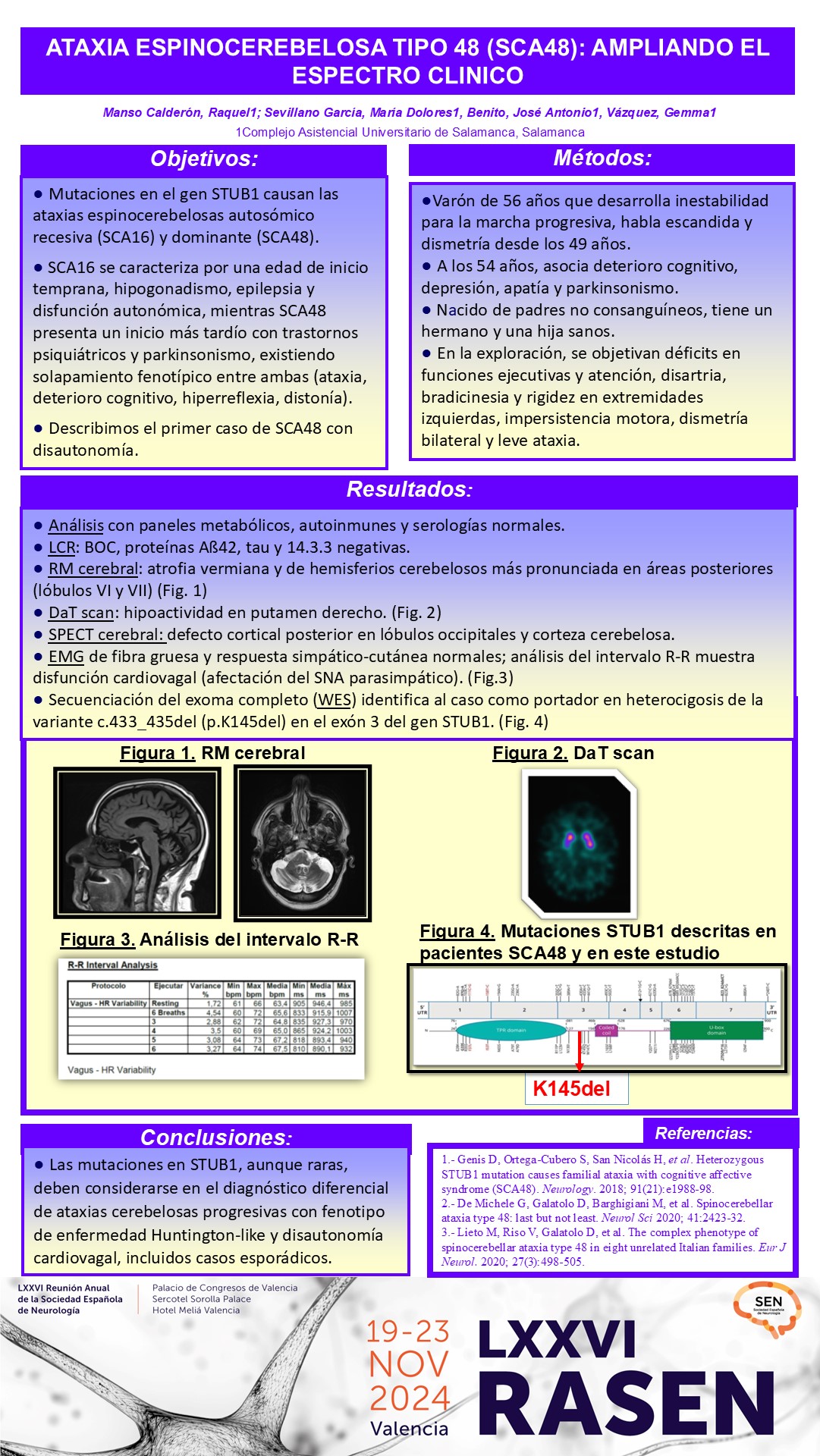 Ataxia espinocerebelosa tipo 48 (SCA48): ampliando el espectro clínico
