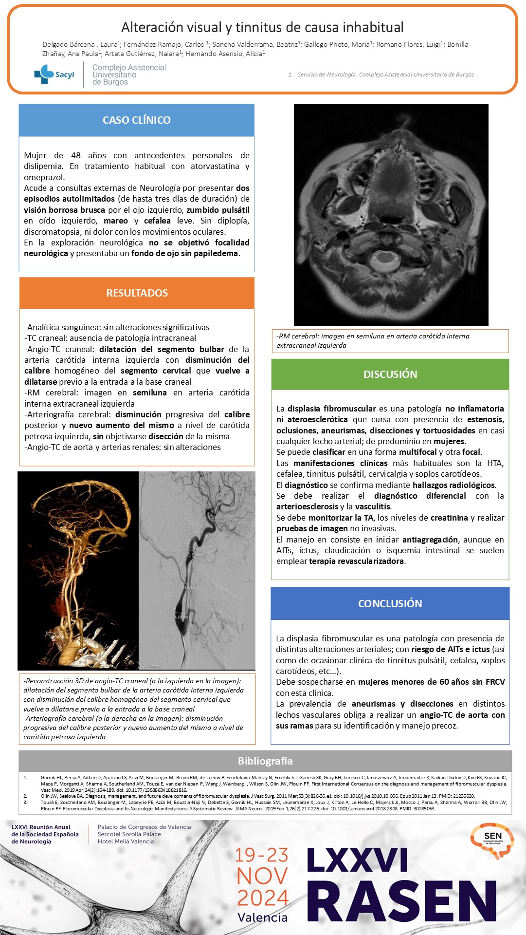 Alteración visual y tinnitus de causa inhabitual