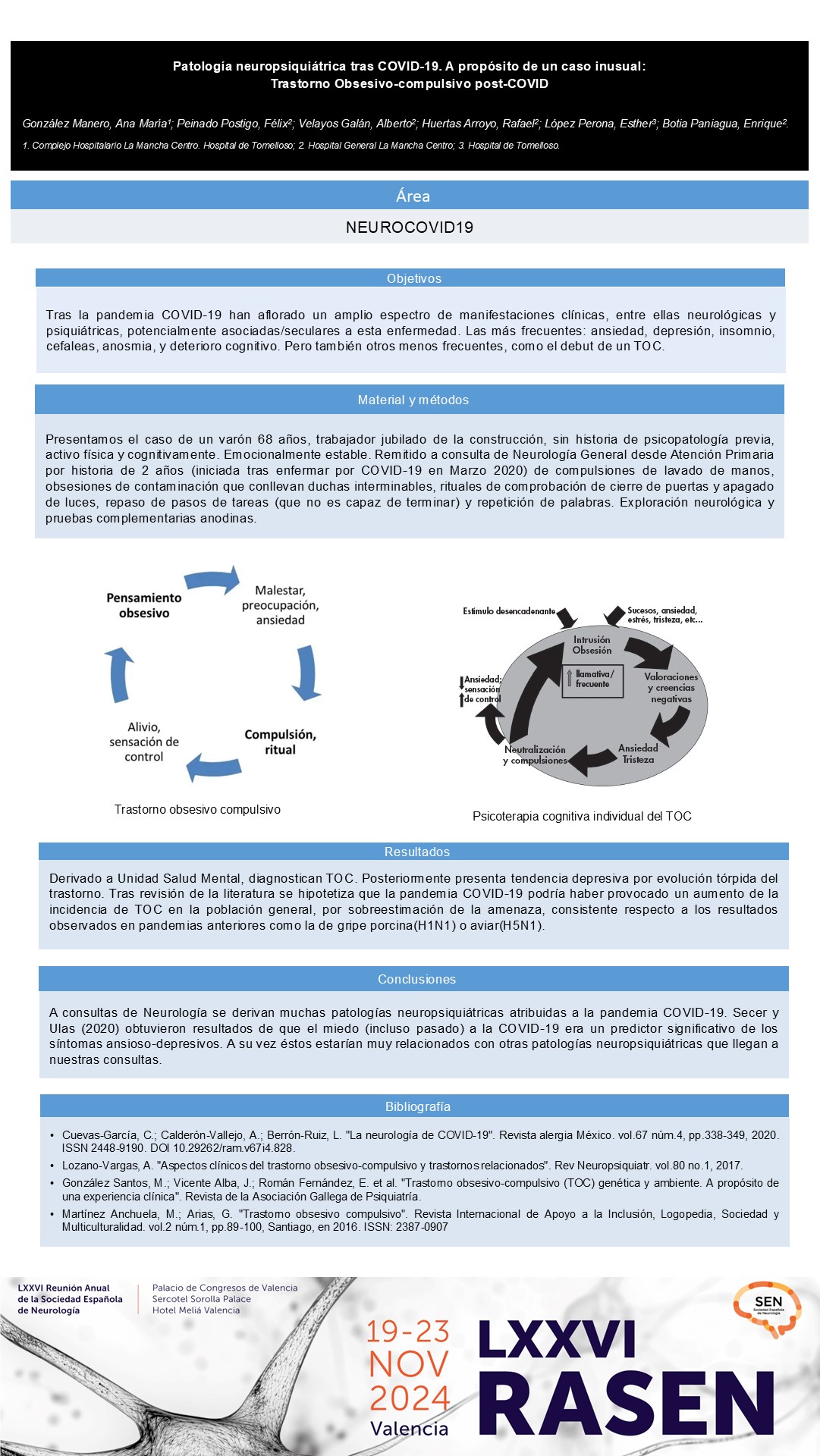 Patología neuropsiquiátrica tras COVID-19. A propósito de un caso inusual: Trastorno Obsesivo-compulsivo post-COVID